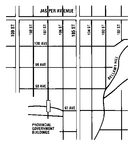 Location of Edmonton Learning Centre